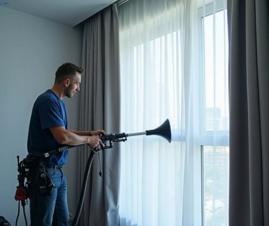 Professional curtain stain removal process equipment Matty Curtain Cleaning abbotsford-vic